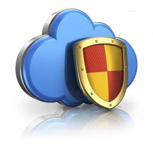 Cloud computing and storage security concept